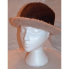 Vintage Kangol Furgora  GRACE 2 TONE BROWN Angora Fur Hat Made In England MINT S  eb-55563972